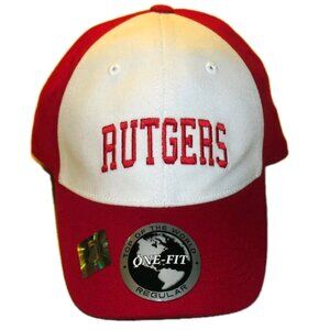 Rutgers Scarlet Knights University Mens One Fit Stretch Fit hat cap New Ncaa